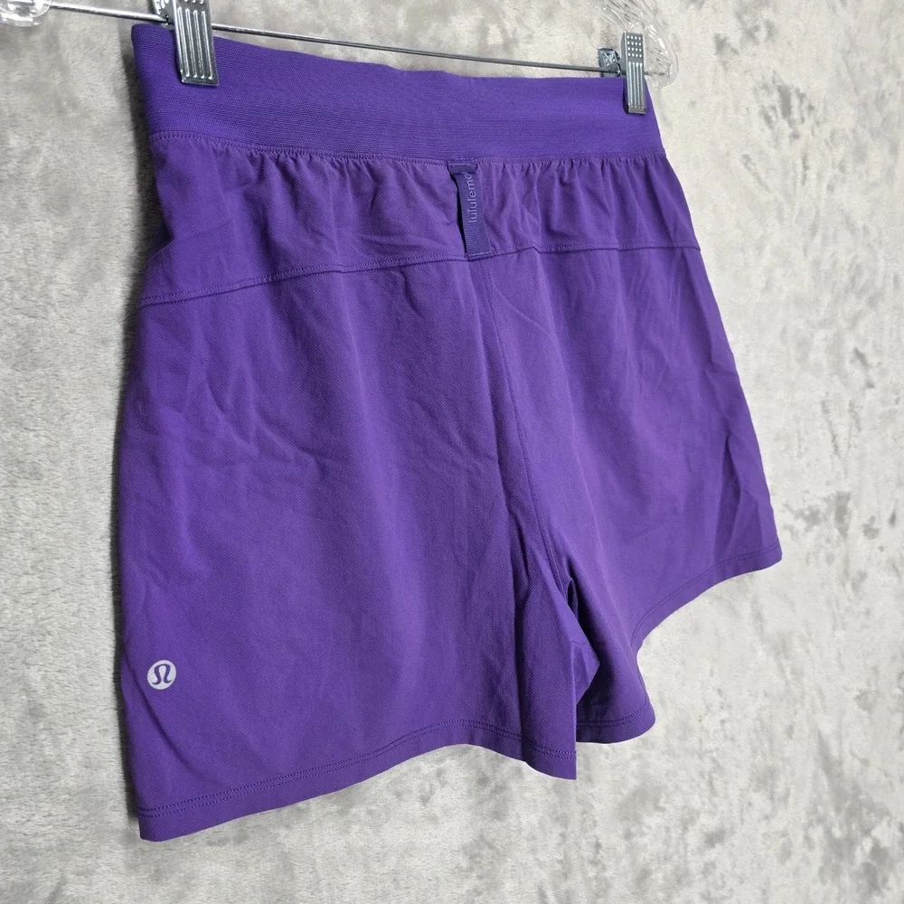 Lululemon License to Train High-Rise Short Womens 4 Purple LW7CPYS Run Hike Yoga